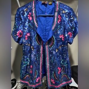 Vintage fully sequin jacket $25 FIRM
